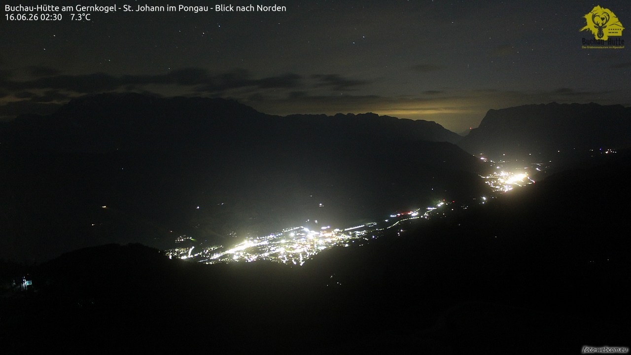Archiv Foto Webcam Buchau-Hütte am Gernkogel - St. Johann