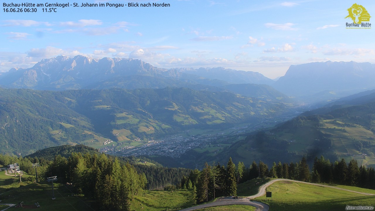 Archived image Webcam Gernkogel - View to the North
