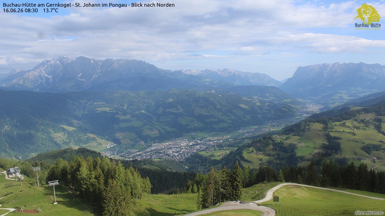 Archiv Foto Webcam Buchau-Hütte am Gernkogel - St. Johann