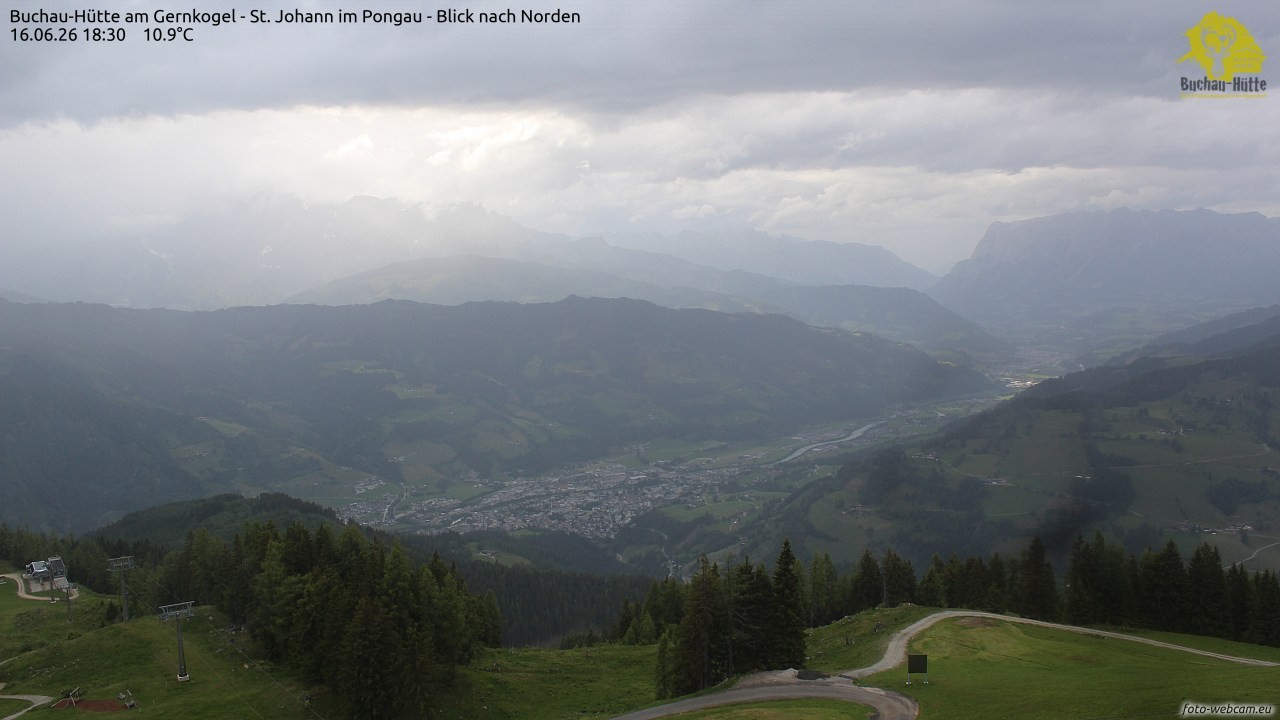 Archiv Foto Webcam Buchau-Hütte am Gernkogel - St. Johann