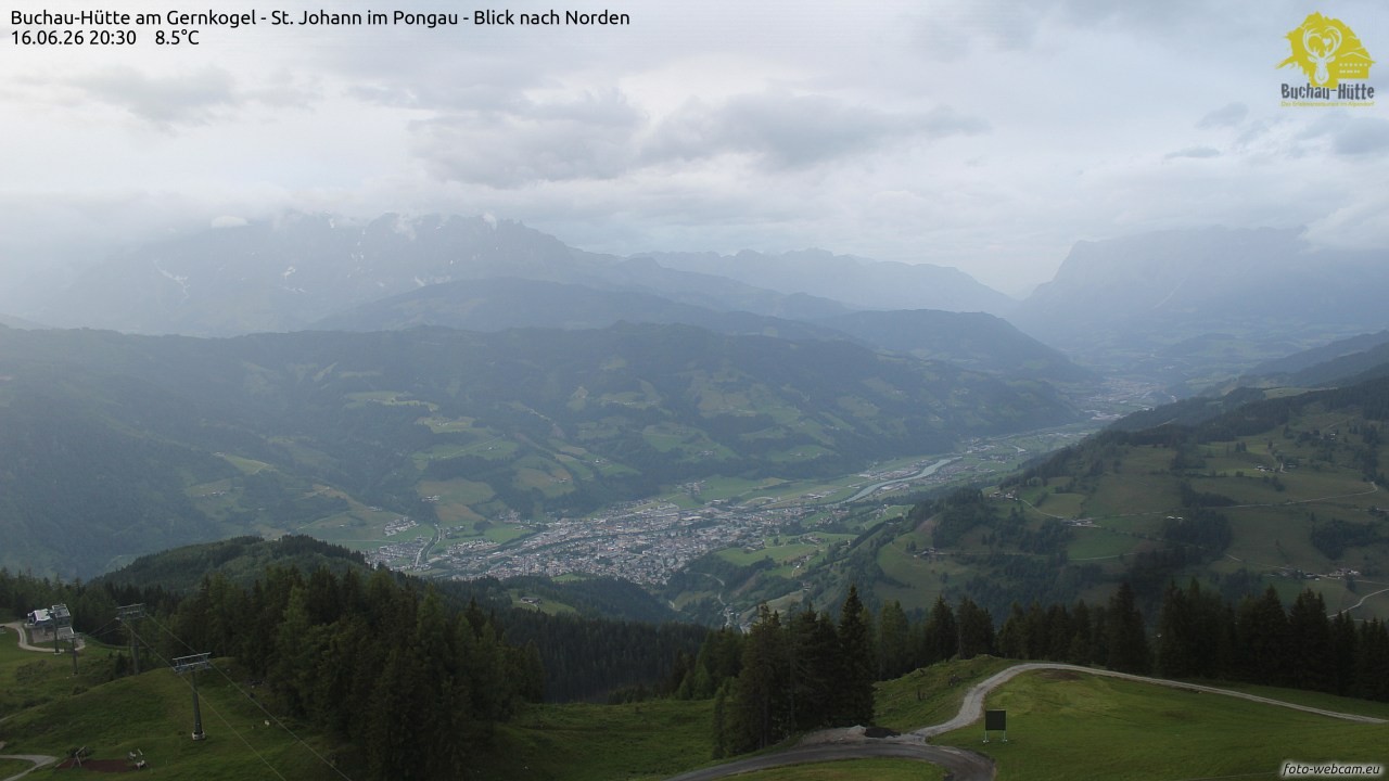 Archiv Foto Webcam Buchau-Hütte am Gernkogel - St. Johann
