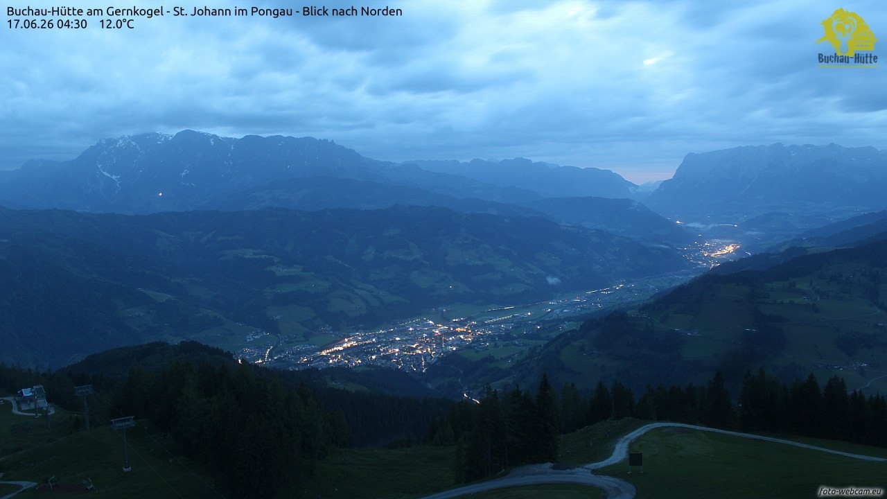 Archived image Webcam Gernkogel - View to the North