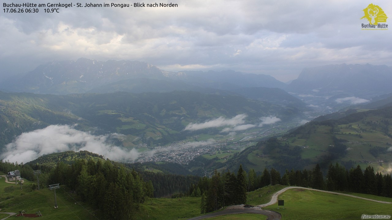 Archived image Webcam Gernkogel - View to the North