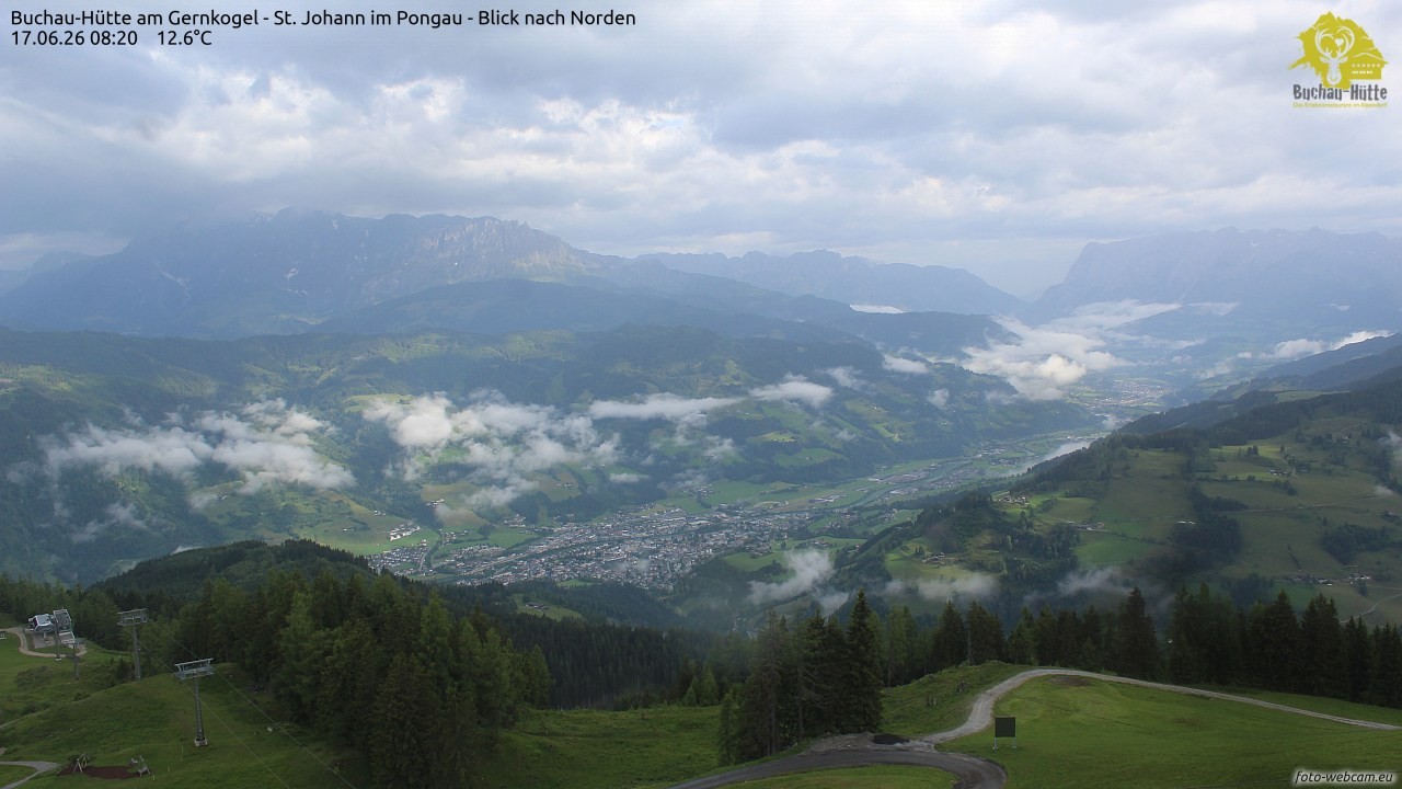 Archived image Webcam Gernkogel - View to the North