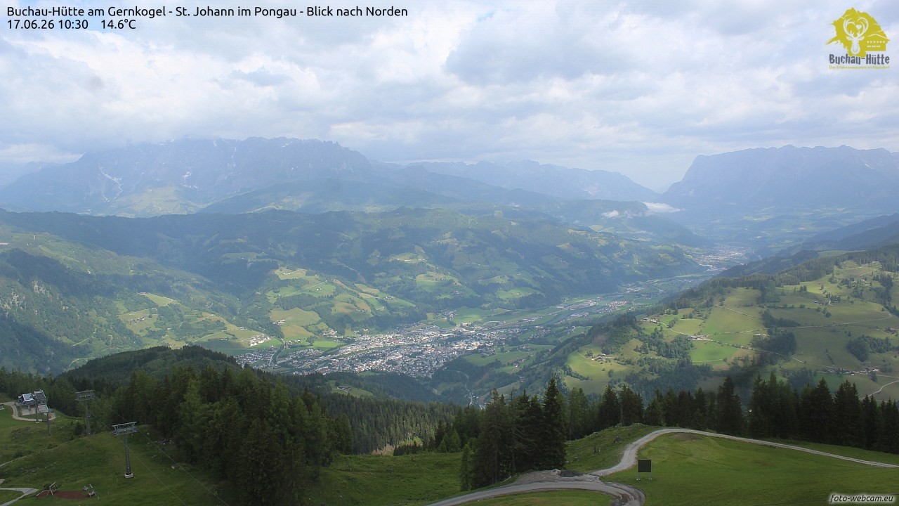 Archived image Webcam Gernkogel - View to the North