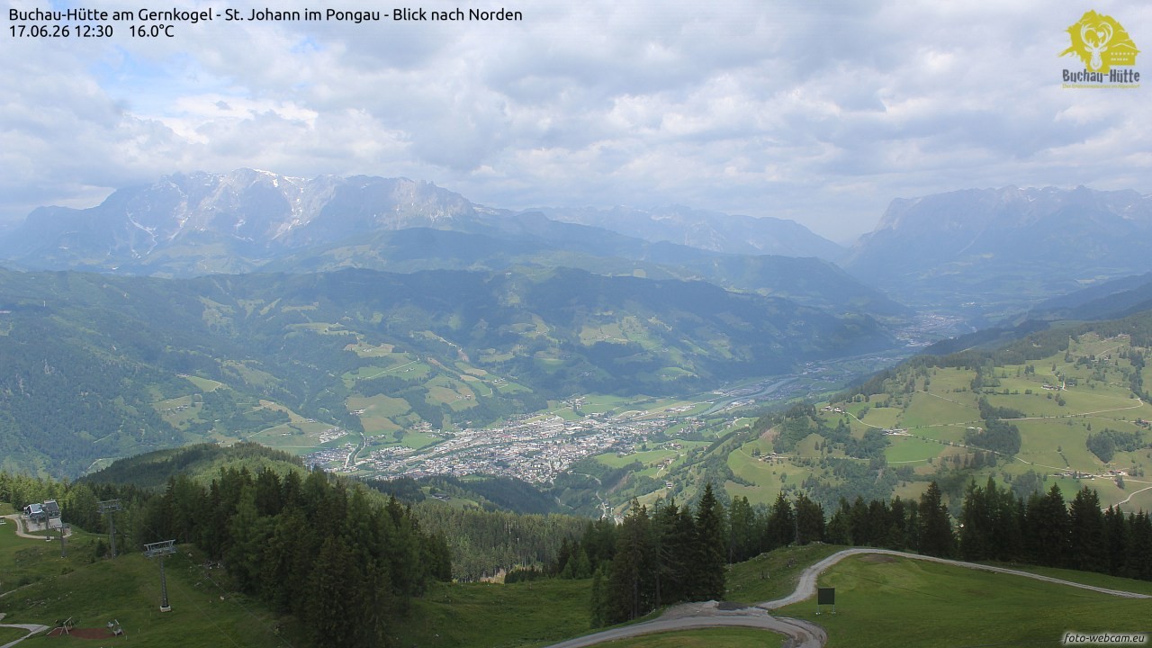 Archived image Webcam Gernkogel - View to the North