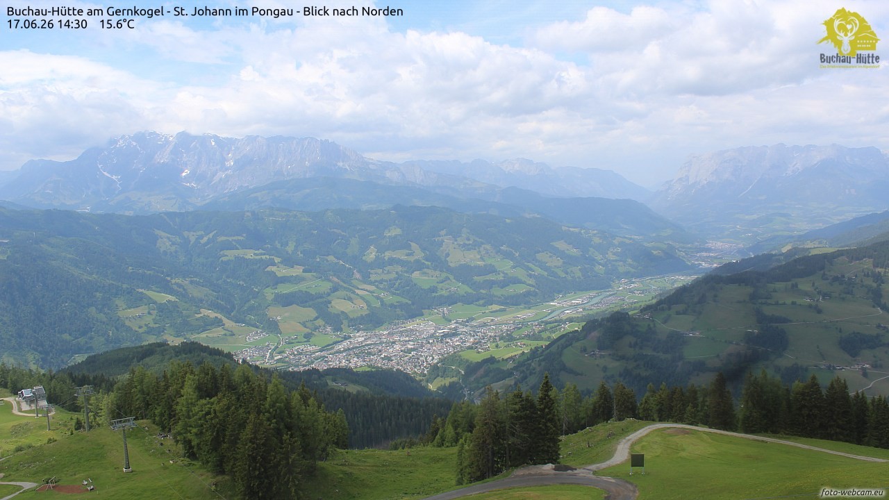 Archived image Webcam Gernkogel - View to the North