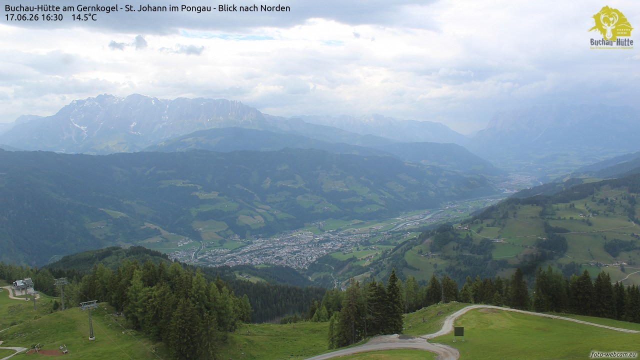 Archived image Webcam Gernkogel - View to the North
