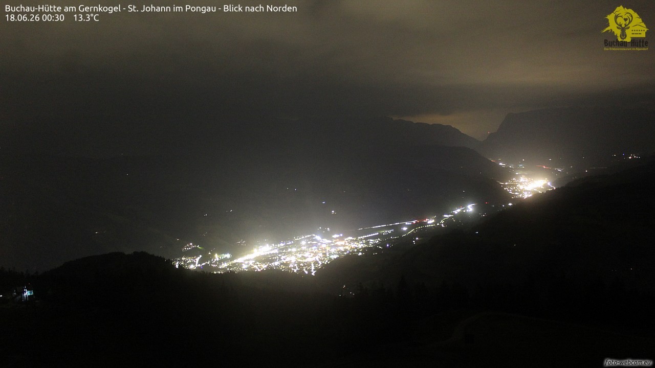 Archiv Foto Webcam Buchau-Hütte am Gernkogel - St. Johann
