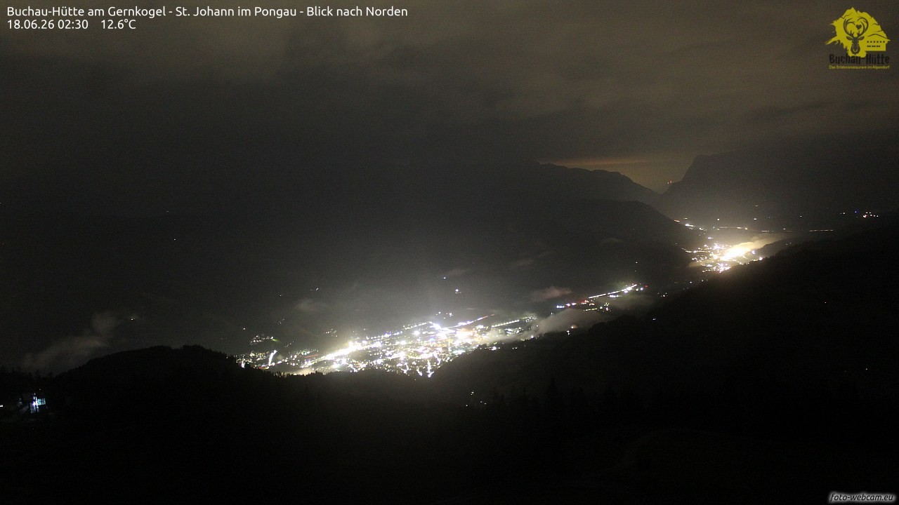Archiv Foto Webcam Buchau-Hütte am Gernkogel - St. Johann