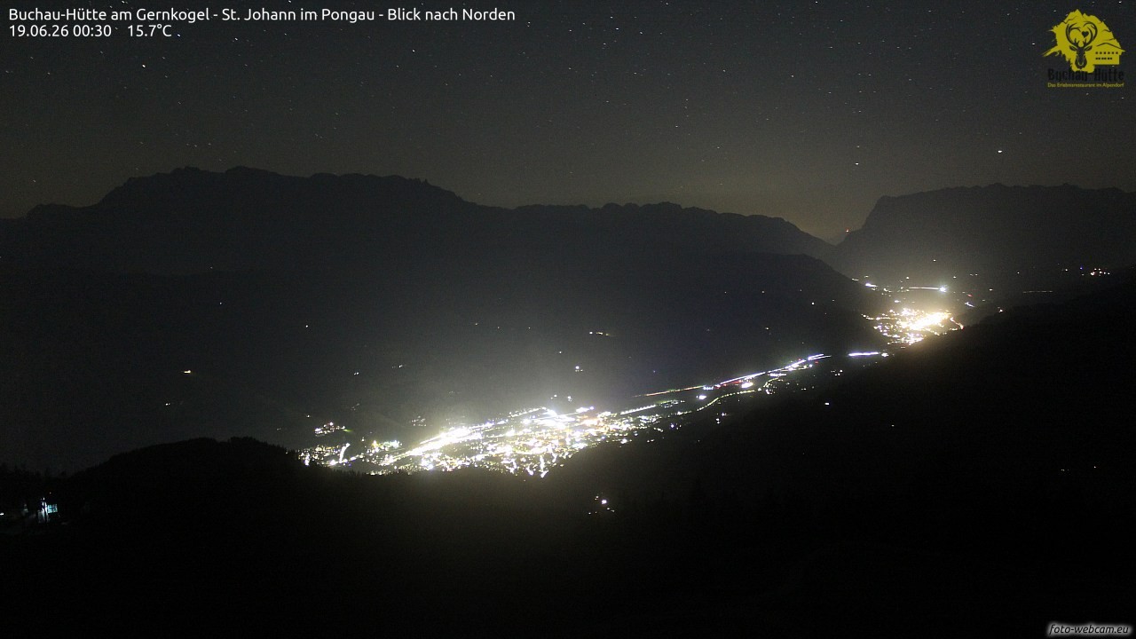 Archiv Foto Webcam Buchau-Hütte am Gernkogel - St. Johann