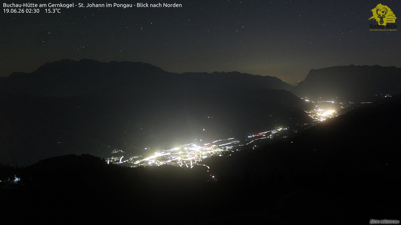 Archiv Foto Webcam Buchau-Hütte am Gernkogel - St. Johann
