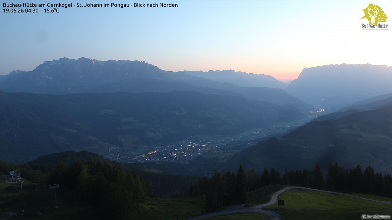Archiv Foto Webcam Buchau-Hütte am Gernkogel - St. Johann