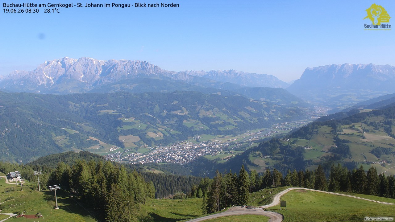 Archiv Foto Webcam Buchau-Hütte am Gernkogel - St. Johann