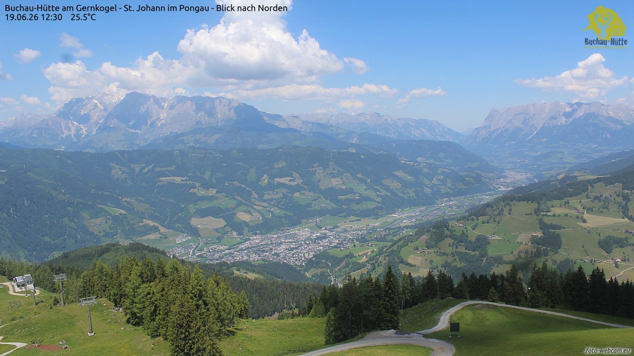 Archiv Foto Webcam Buchau-Hütte am Gernkogel - St. Johann