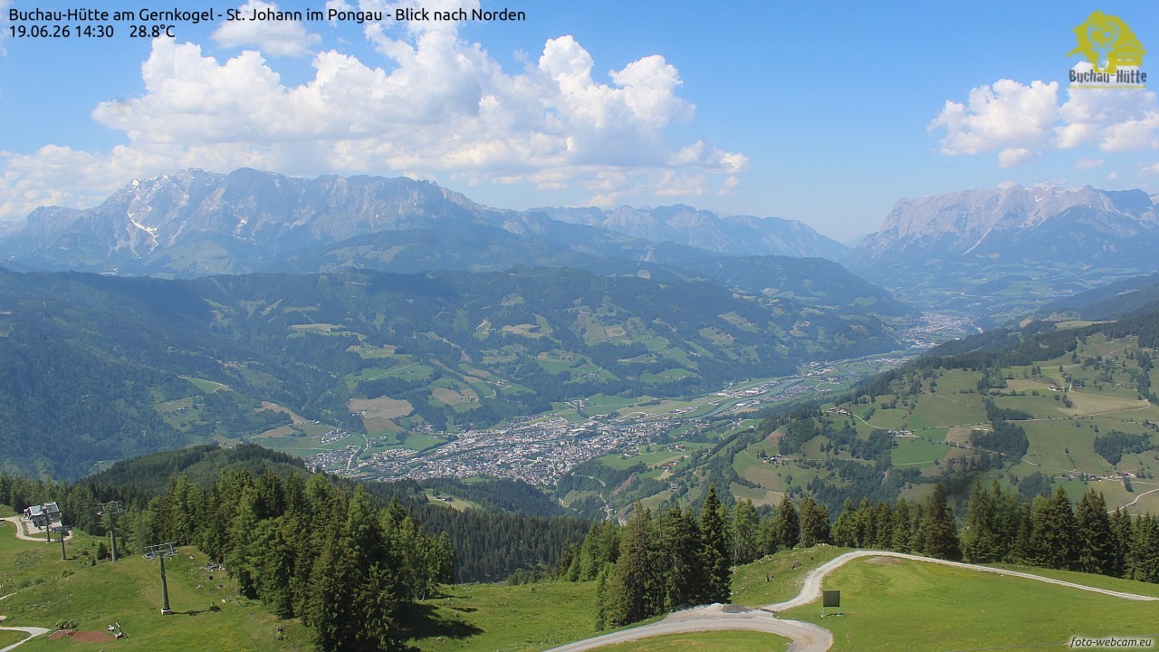 Archived image Webcam Gernkogel - View to the North