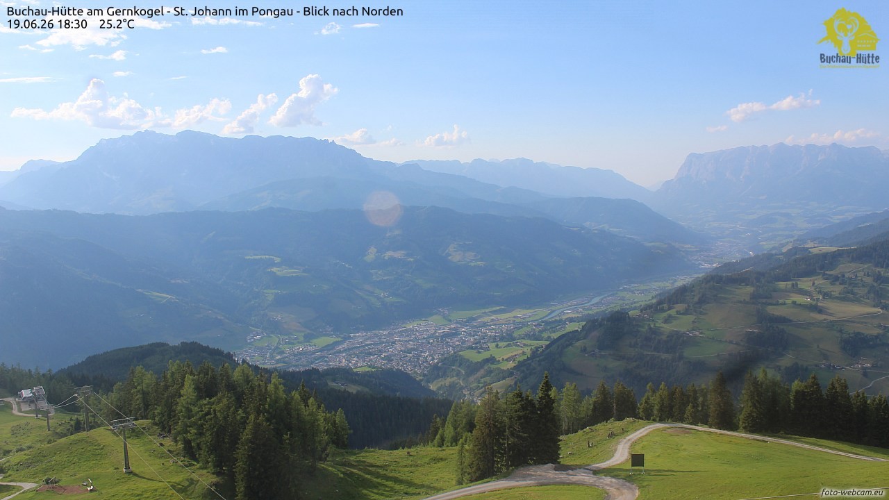 Archiv Foto Webcam Buchau-Hütte am Gernkogel - St. Johann