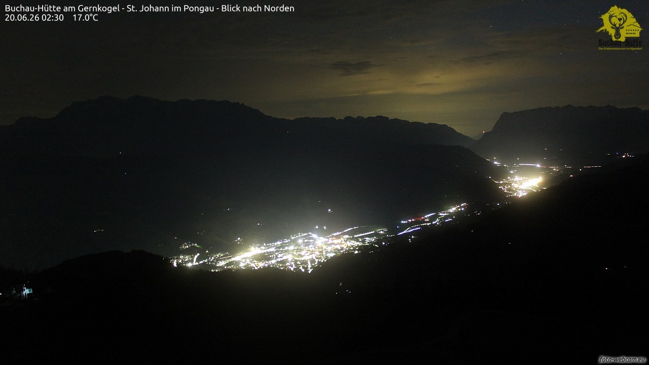 Archiv Foto Webcam Buchau-Hütte am Gernkogel - St. Johann