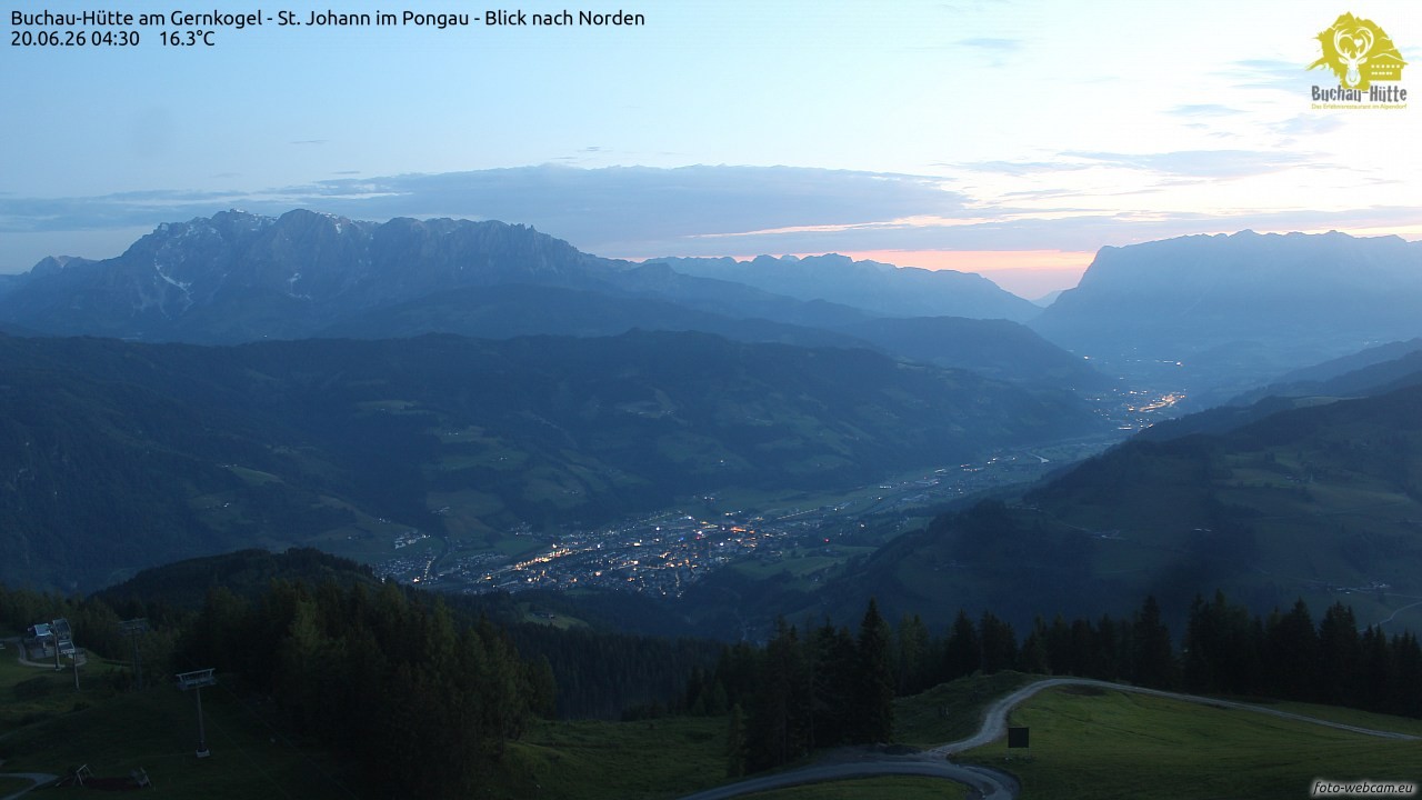Archiv Foto Webcam Buchau-Hütte am Gernkogel - St. Johann