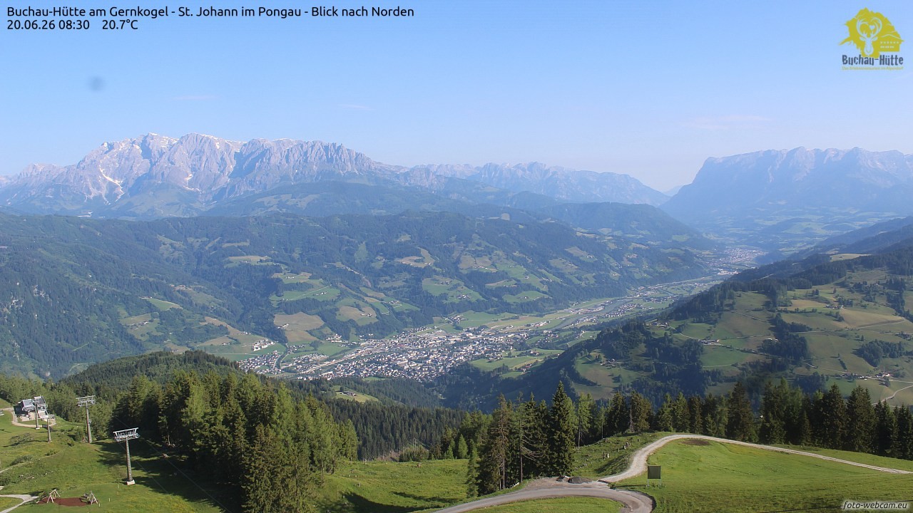 Archiv Foto Webcam Buchau-Hütte am Gernkogel - St. Johann