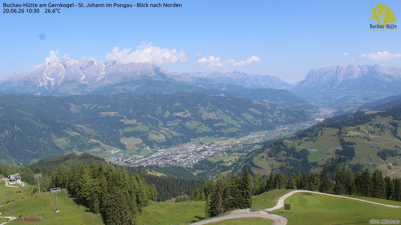 Archiv Foto Webcam Buchau-Hütte am Gernkogel - St. Johann