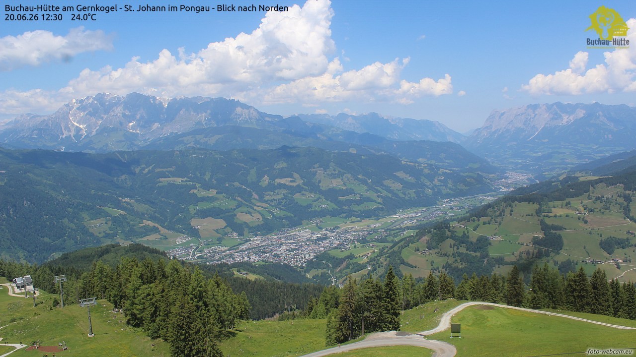 Archiv Foto Webcam Buchau-Hütte am Gernkogel - St. Johann