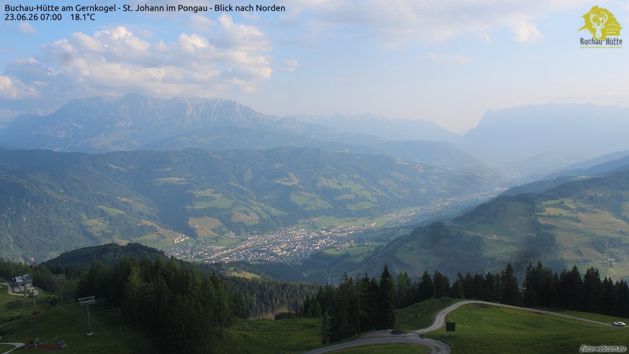 Archived image Webcam Gernkogel - View to the North