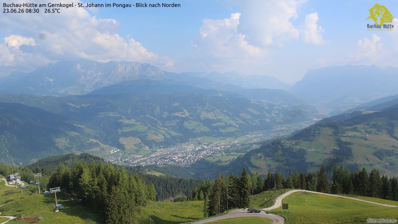 Archived image Webcam Gernkogel - View to the North