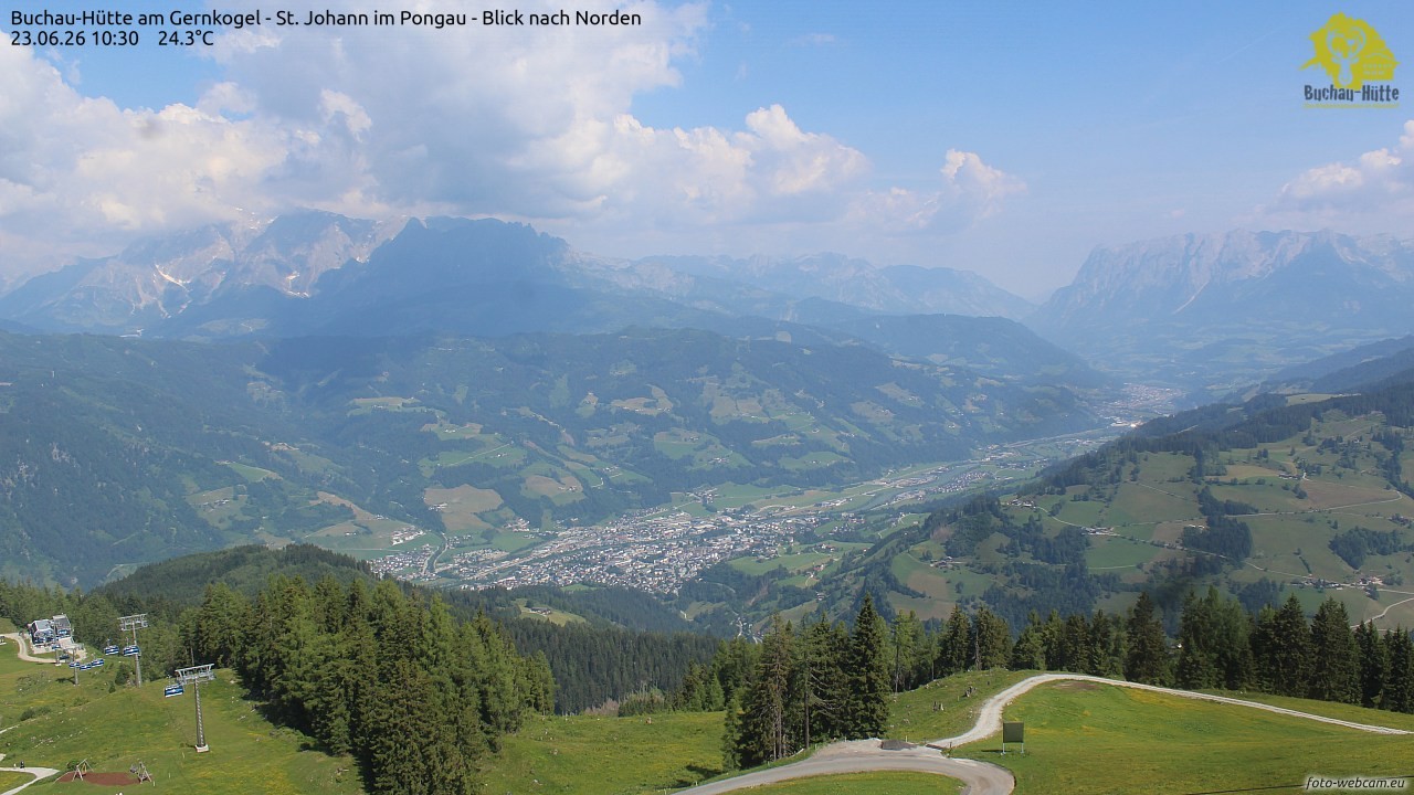 Archived image Webcam Gernkogel - View to the North