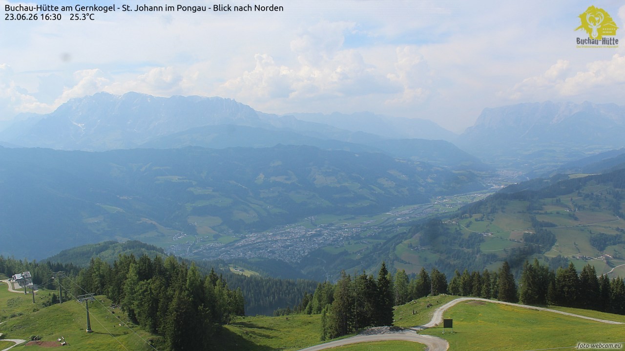 Archiv Foto Webcam Buchau-Hütte am Gernkogel - St. Johann