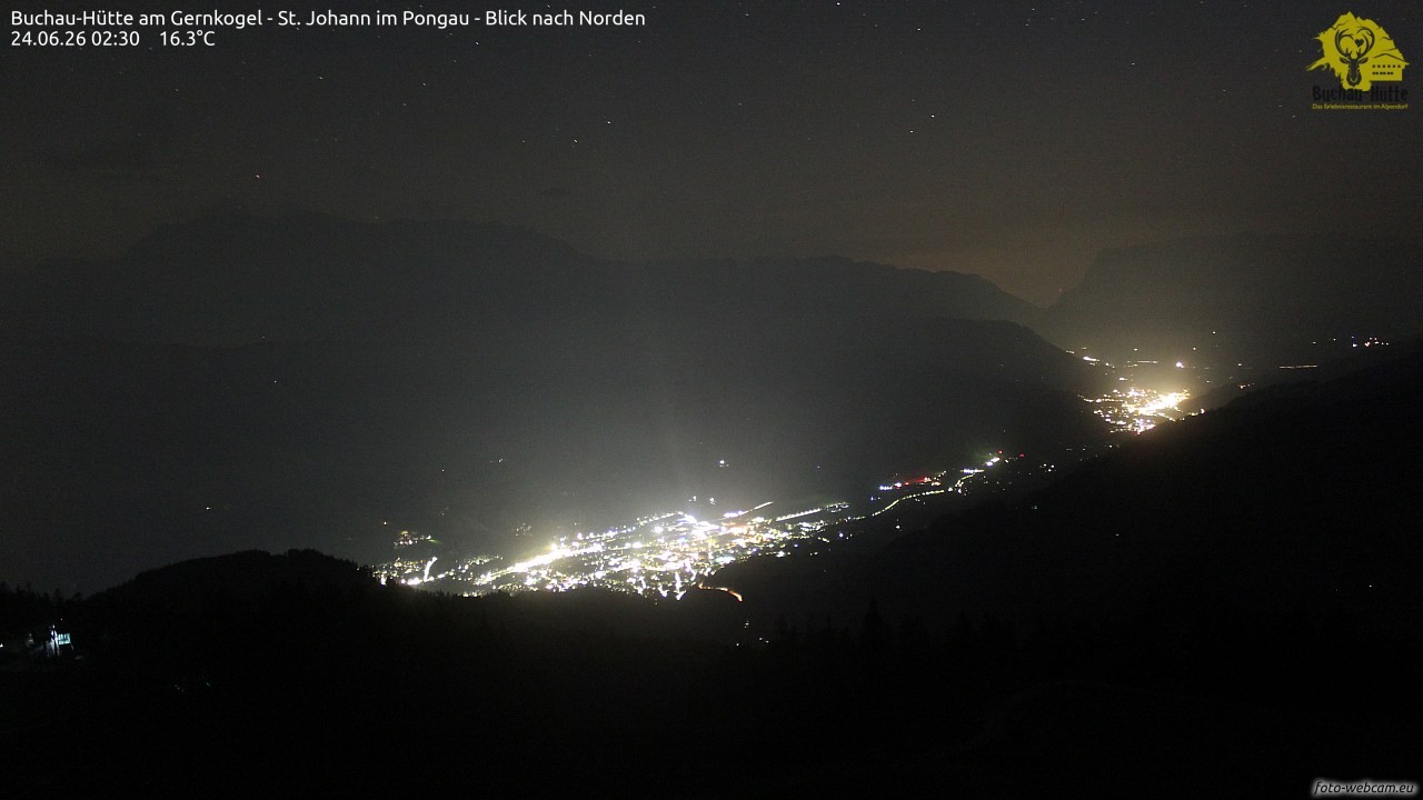 Archiv Foto Webcam Buchau-Hütte am Gernkogel - St. Johann