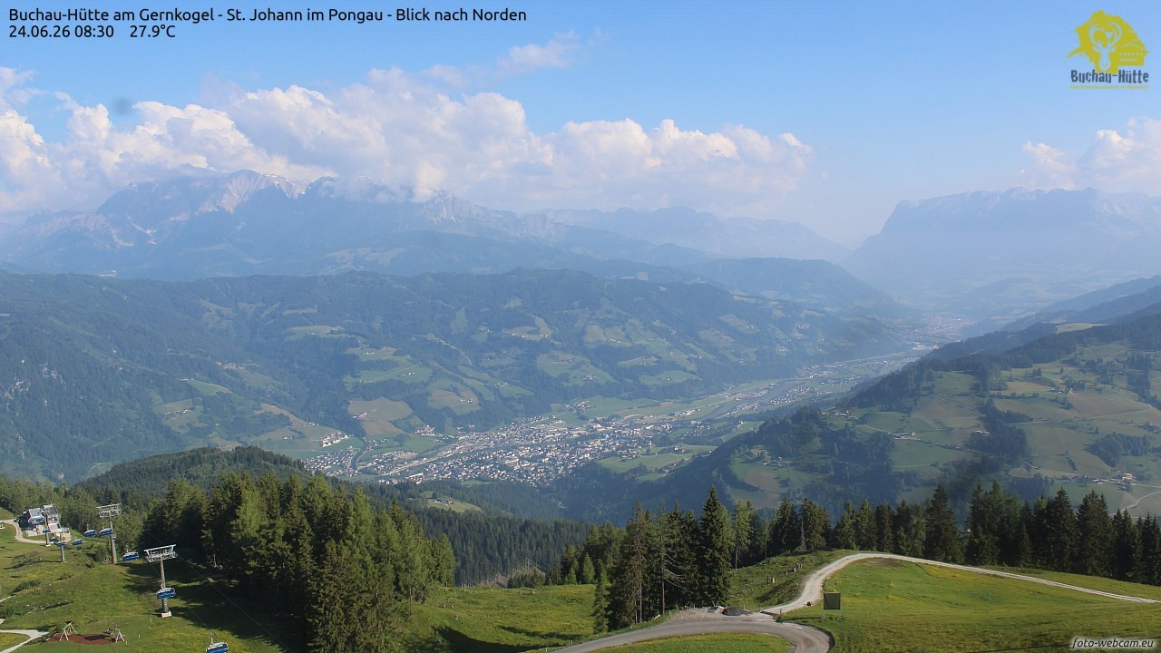 Archived image Webcam Gernkogel - View to the North