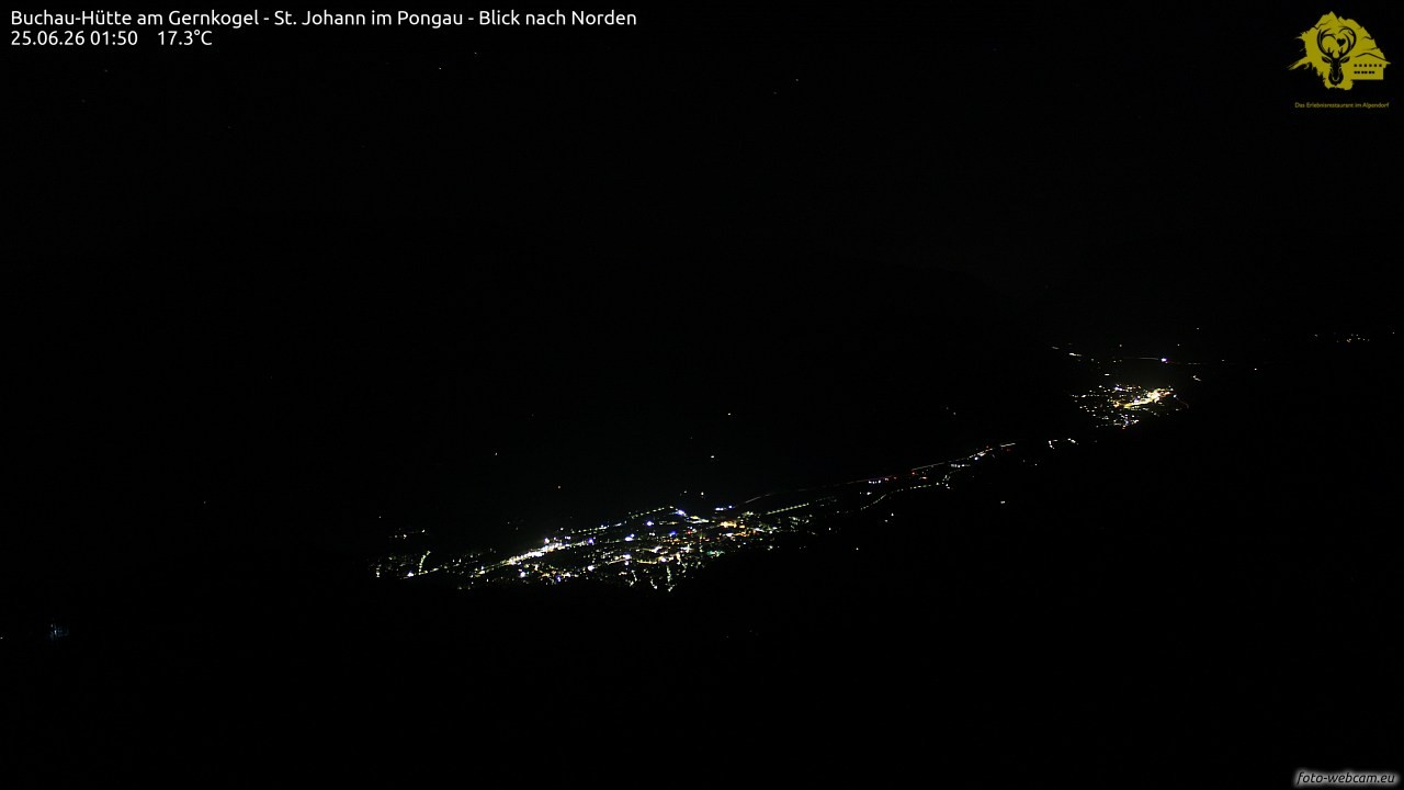 Archiv Foto Webcam Buchau-Hütte am Gernkogel - St. Johann