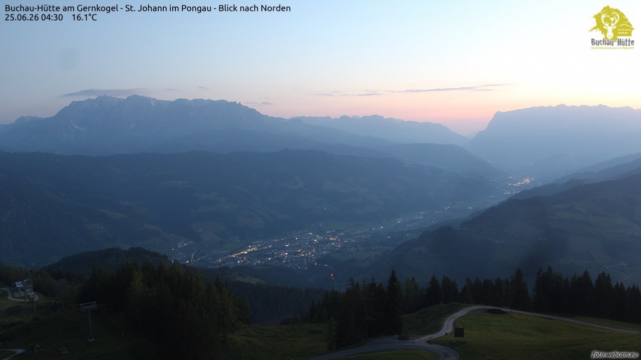 Archiv Foto Webcam Buchau-Hütte am Gernkogel - St. Johann
