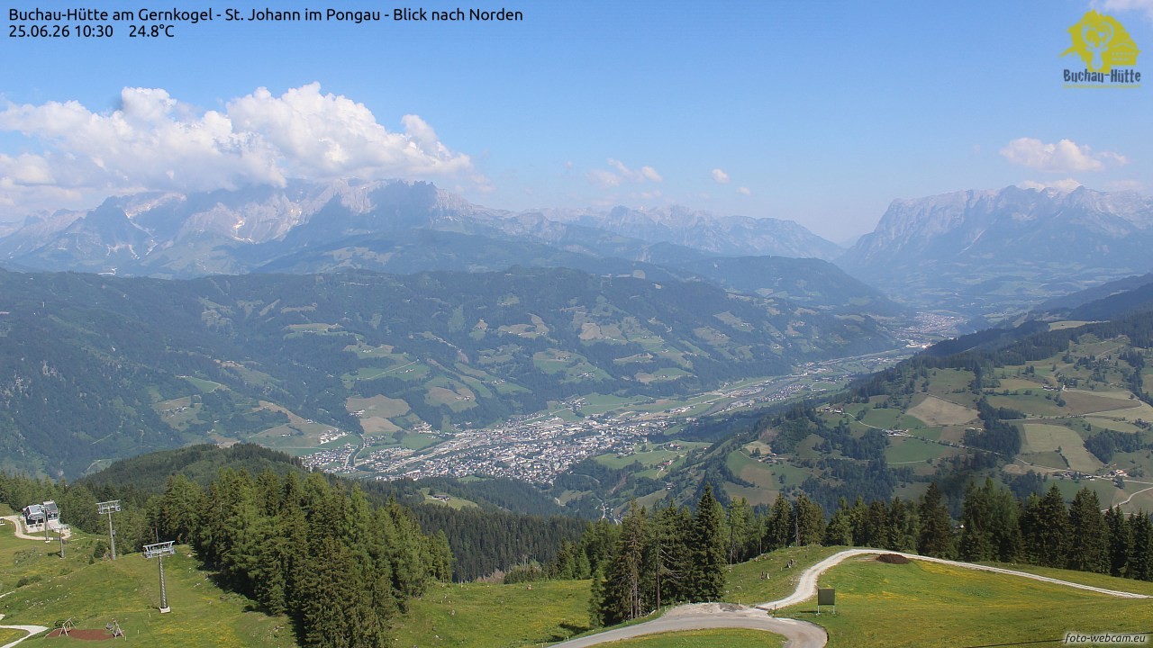 Archiv Foto Webcam Buchau-Hütte am Gernkogel - St. Johann