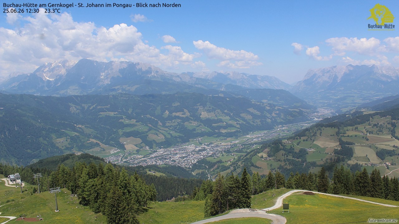 Archiv Foto Webcam Buchau-Hütte am Gernkogel - St. Johann