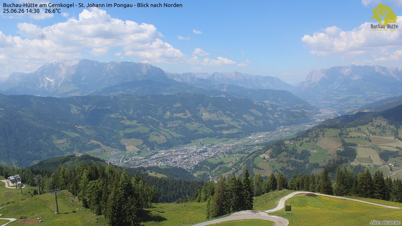 Archiv Foto Webcam Buchau-Hütte am Gernkogel - St. Johann