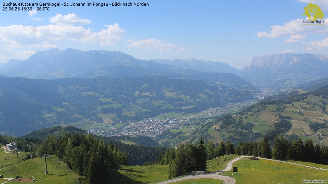 Archiv Foto Webcam Buchau-Hütte am Gernkogel - St. Johann