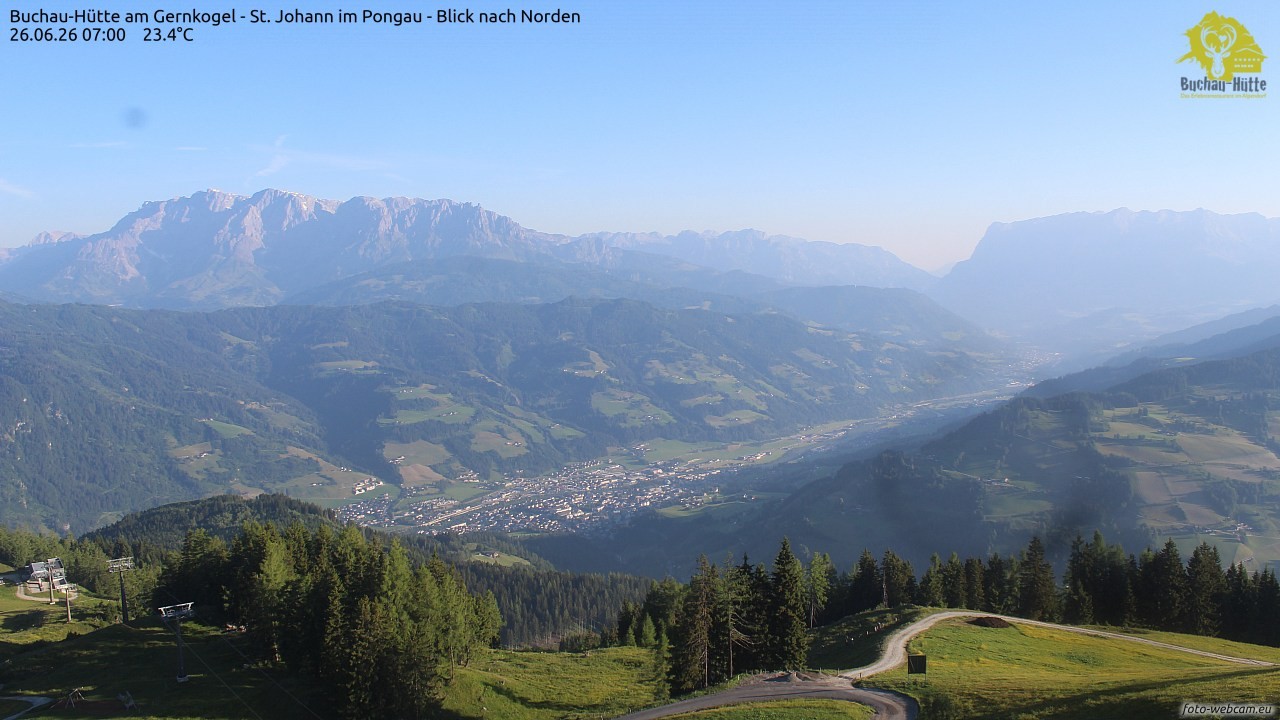 Archived image Webcam Gernkogel - View to the North
