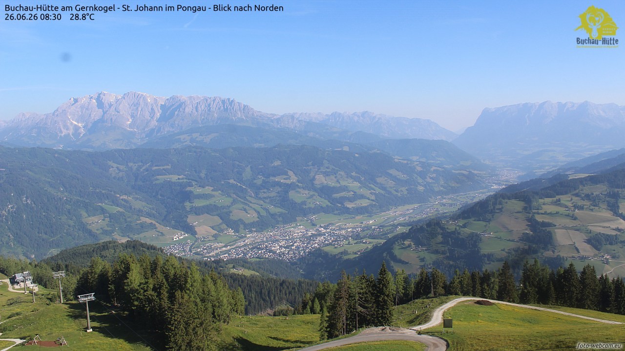 Archived image Webcam Gernkogel - View to the North