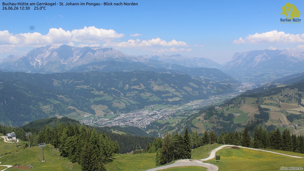 Archived image Webcam Gernkogel - View to the North