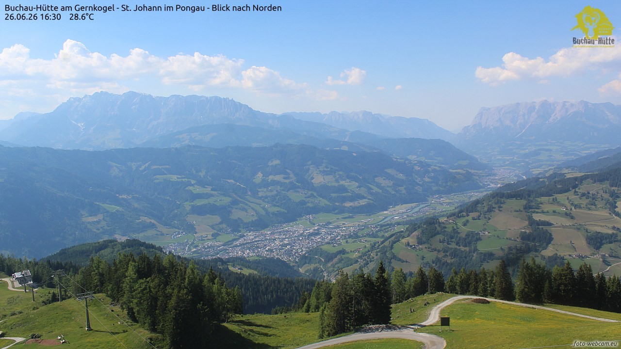 Archived image Webcam Gernkogel - View to the North