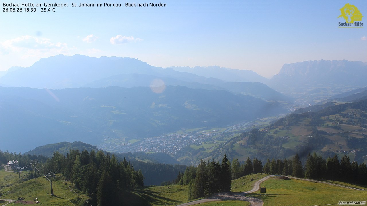 Archived image Webcam Gernkogel - View to the North