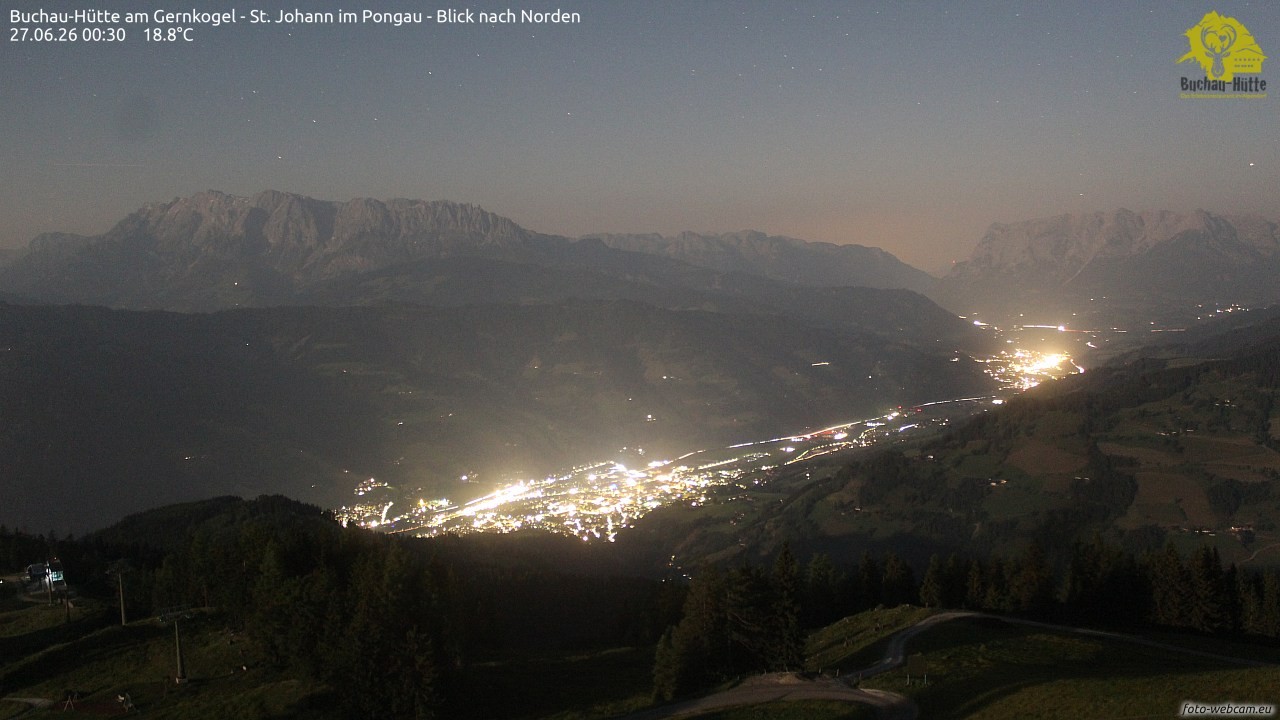 Archived image Webcam Gernkogel - View to the North