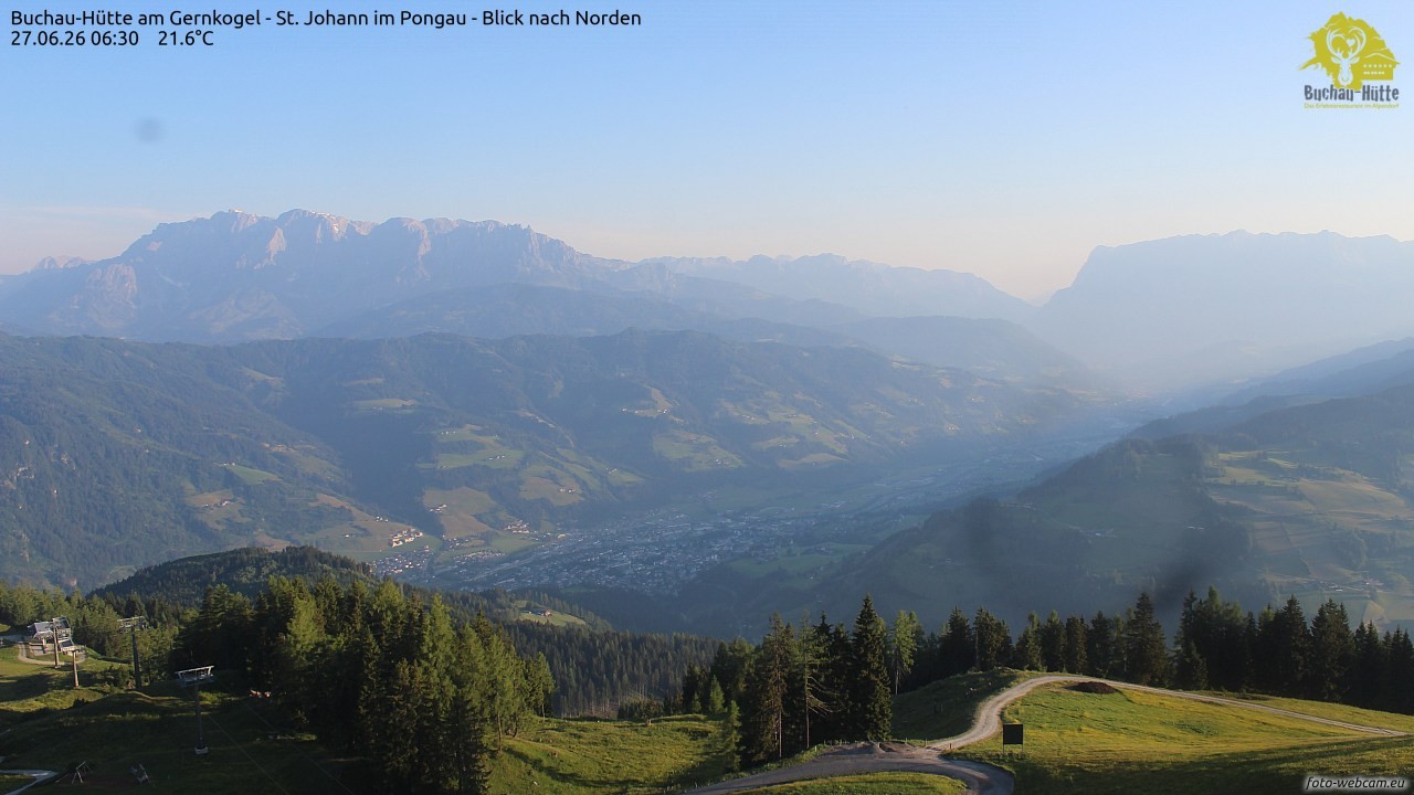 Archived image Webcam Gernkogel - View to the North