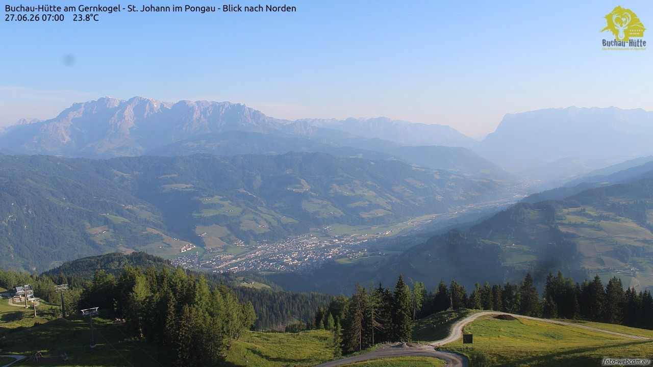 Archived image Webcam Gernkogel - View to the North
