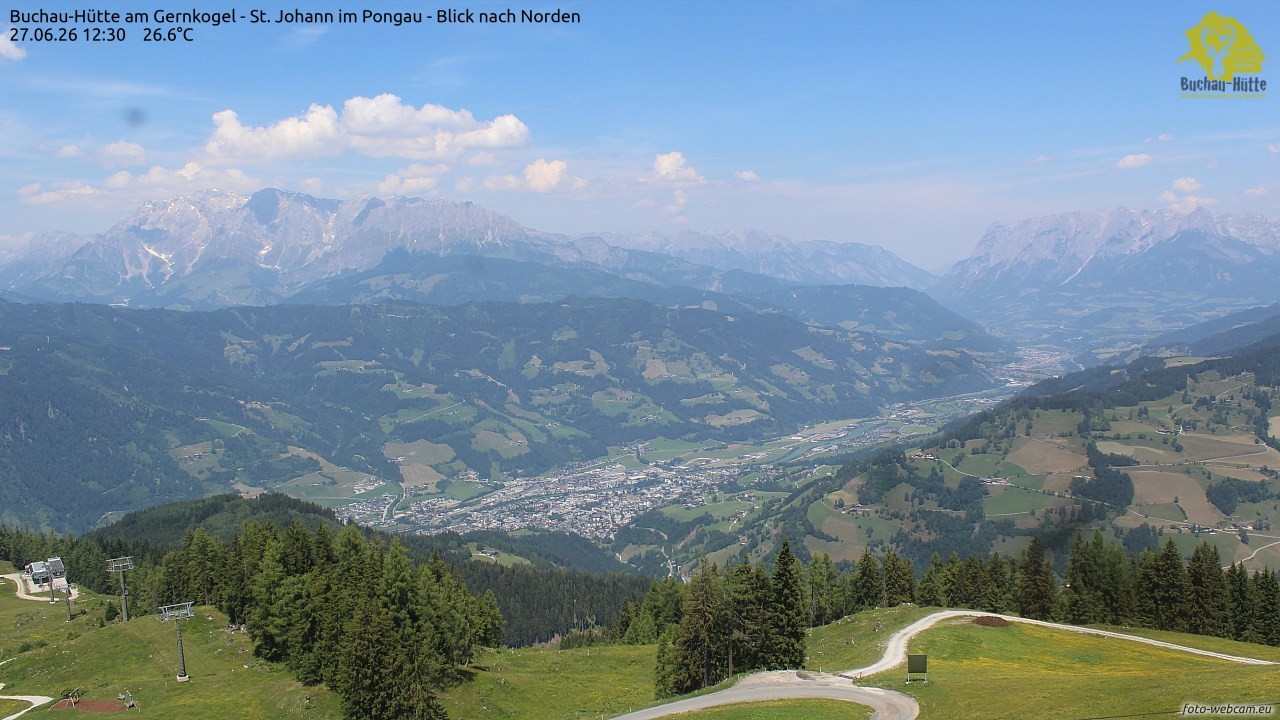 Archived image Webcam Gernkogel - View to the North