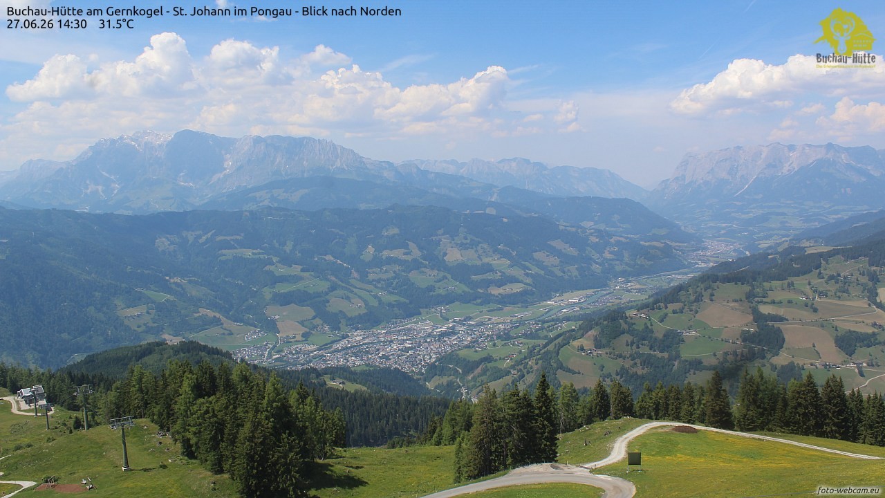 Archived image Webcam Gernkogel - View to the North