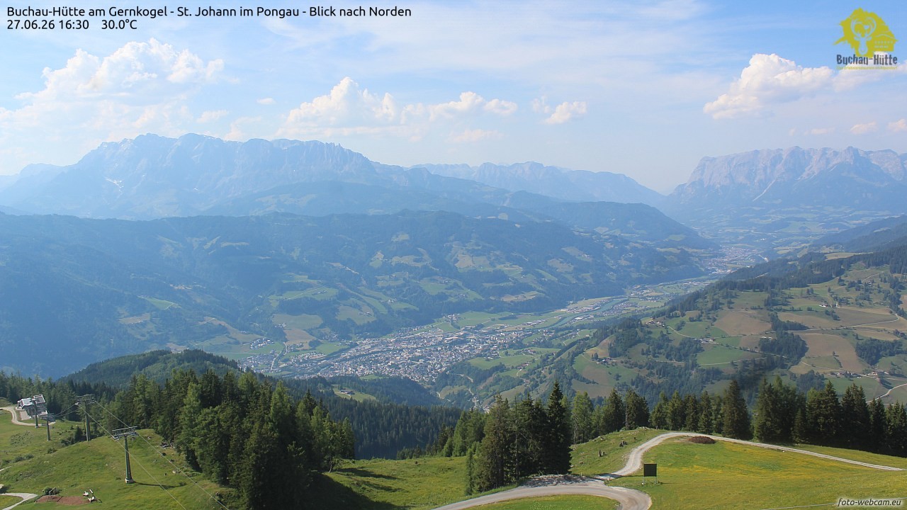 Archived image Webcam Gernkogel - View to the North