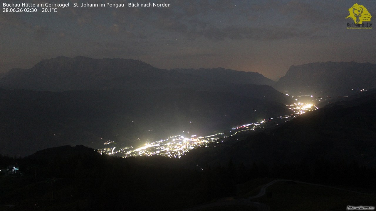 Archiv Foto Webcam Buchau-Hütte am Gernkogel - St. Johann
